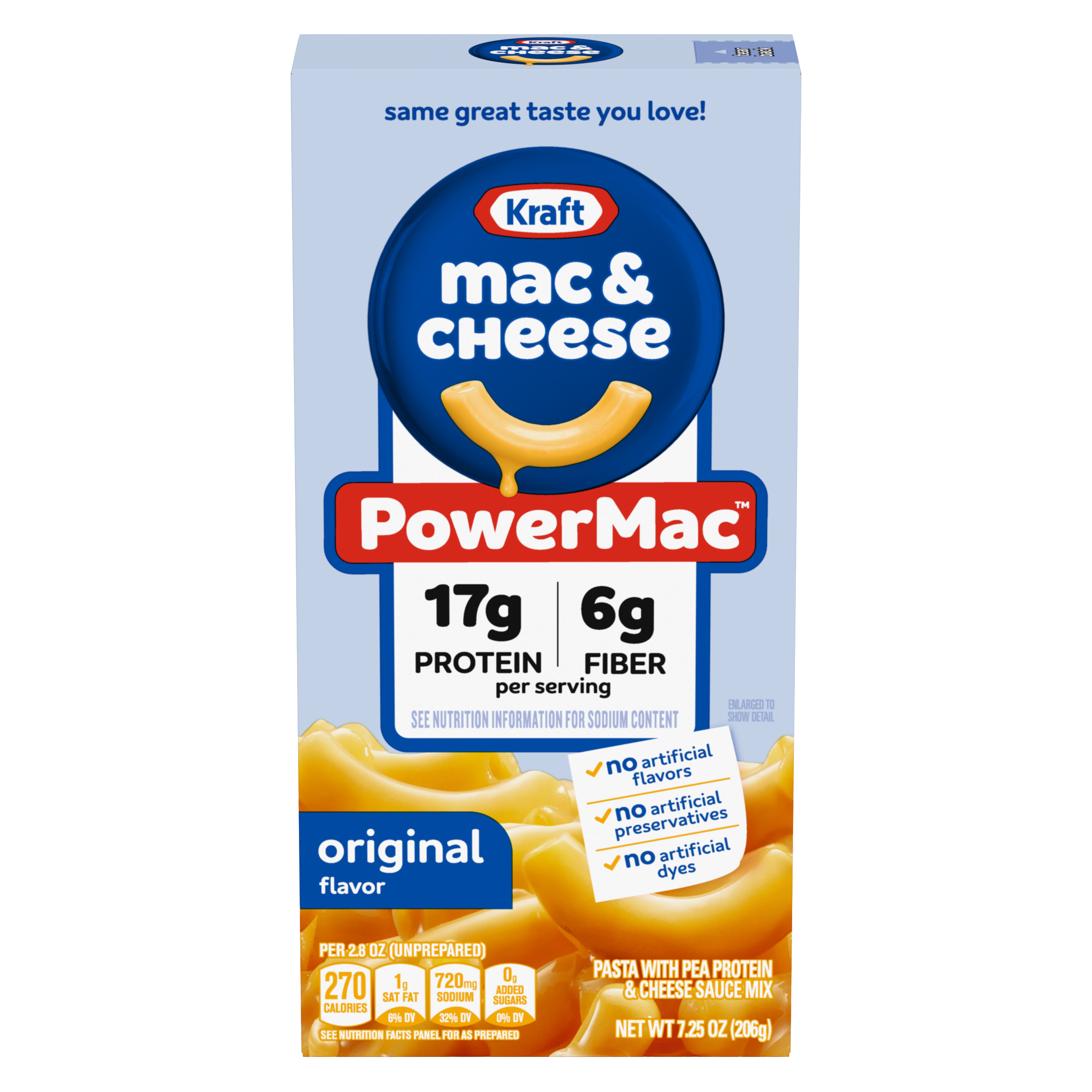 PowerMac Original Flavor Mac & Cheese Macaroni and Cheese Dinner