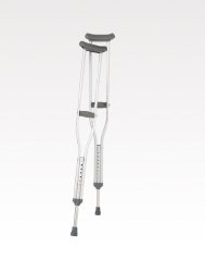 Breg Aluminum Underarm Crutches, 5'2  5'10 MK 1040821