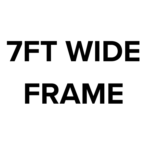 Frame Width 7'w