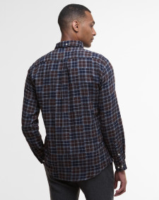 Camicia Sault a maniche lunghe dalla vestibilità leggermente aderente Midnight Oak Tartan