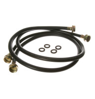 Washing Machine 2 Pack Rubber Inlet Hose 4' &mdash; Model #: WH41X10207