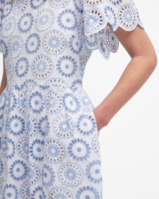 Juliette Broderie Midi Dress 