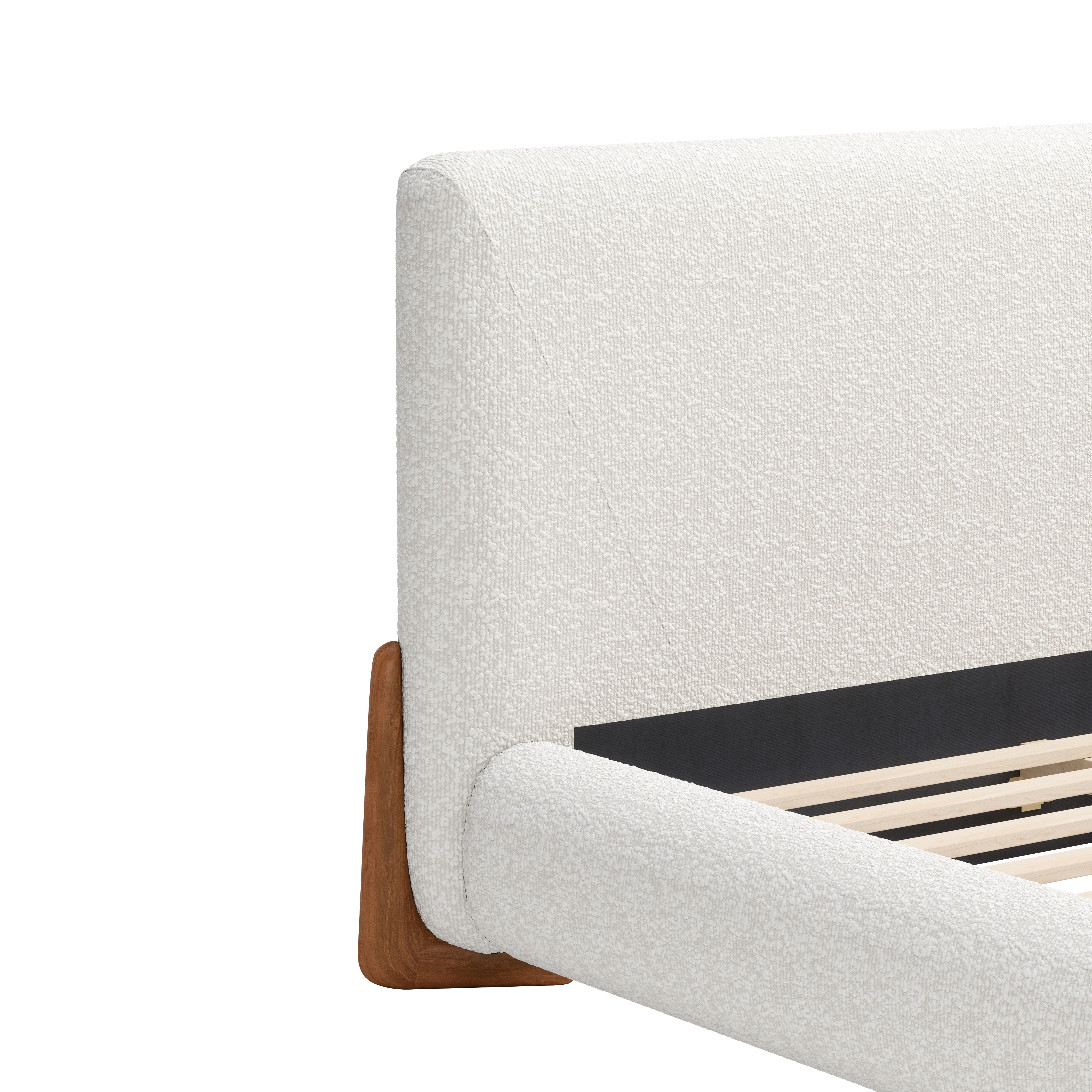 Baris Queen Bed Ivory product image