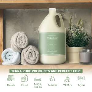 DHSGAL02DBGC128, Diversified Hospitality, Terra Pure Green Tea Conditioner Lotion Conditioner,  1 gal Bottle