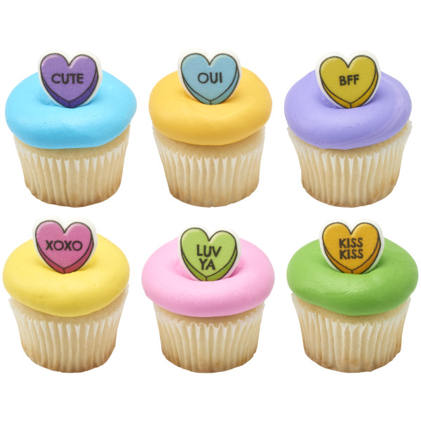 Candy Hearts Dec-Ons® Decorations