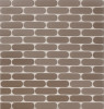 Tempo Brown 1×4 Oval Mosaic