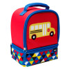 Grid Lock 2-compartment Reusable Insulated Lunch Bag, Buses slideshow image 3 Grid Lock 2-compartment Reusable Insulated Lunch Bag, Buses slideshow image 3