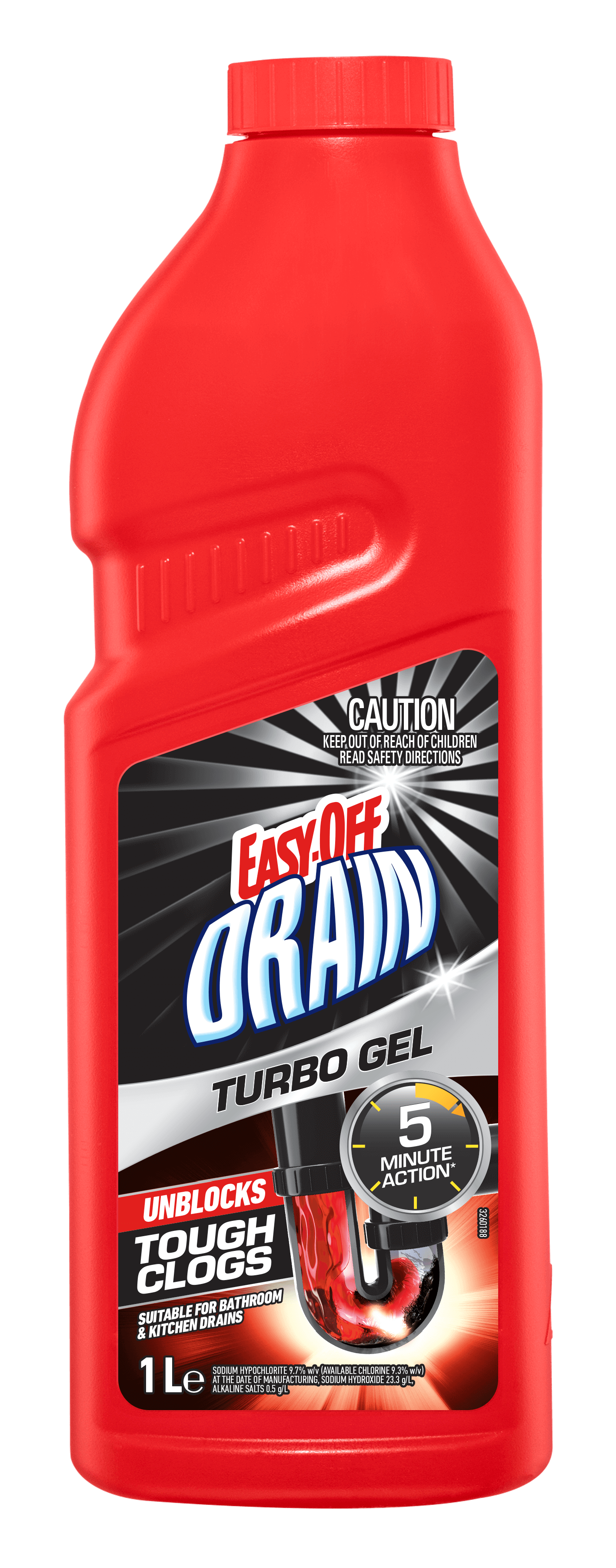 EasyOff Drain Turbo gel Easy Off Bam