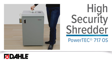 <big><strong>PowerTEC® 717 OS</strong></big><br>High Security Shredder