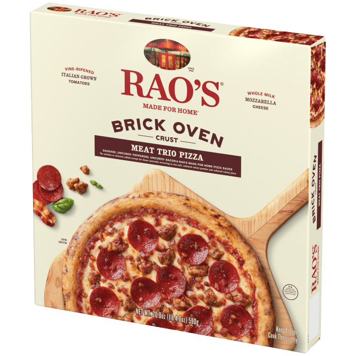 Meat Trio Frozen Pizza, 20.8 oz - Right angle Image