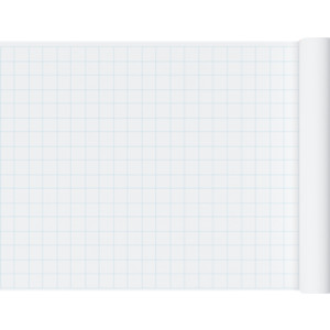 2" Graph Paper Roll, 36" x 120", Blue