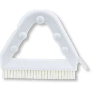 Carlisle, Sparta®, 9in, Color Coded Tile and Grout Brush, Polyester Bristles, White