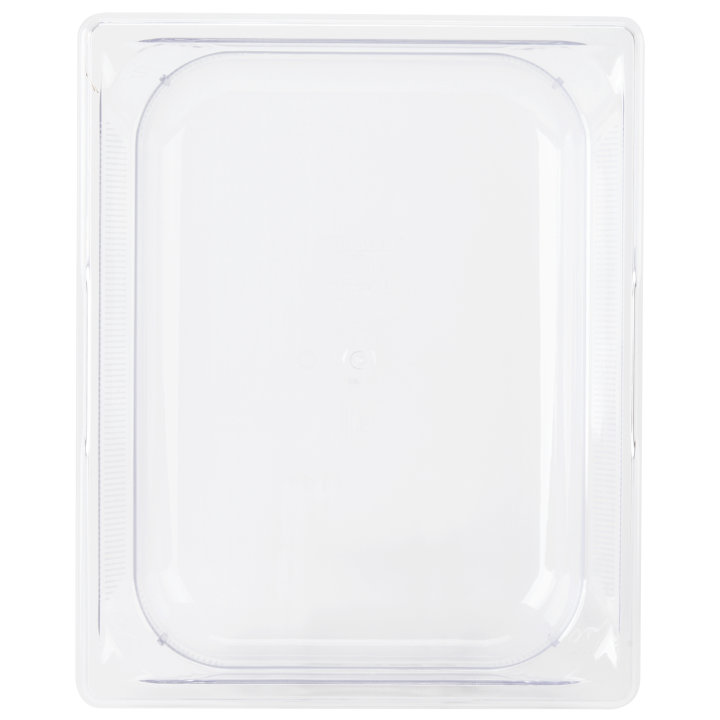 Half-size 2 ½-inch-deep Super Pan® clear low-temperature plastic pan