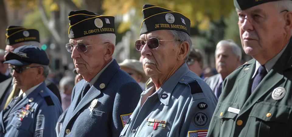 Elderly veterans getting tribute on Veterans Day