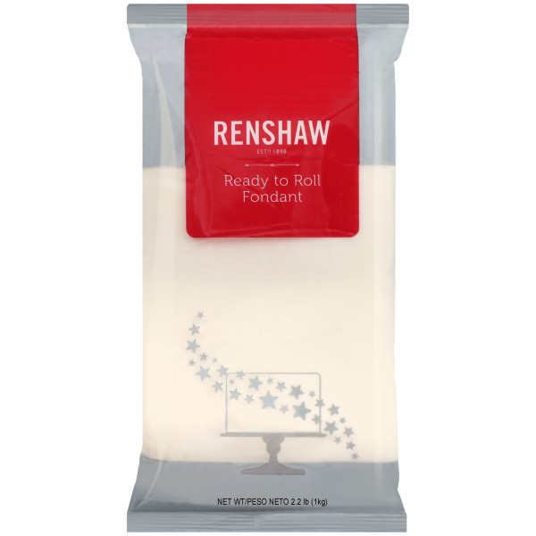 Renshaw White 2.2 lb. - Red 3 Free Fondant