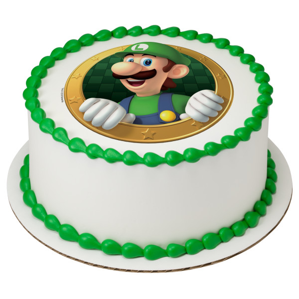 Super Mario™ Luigi Okie Dokie! PhotoCake® Edible Image®