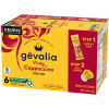 Gevalia Frothy 2-Step Cappuccino Espresso Coffee K-cup Pods with Froth Packets, 6 ct Box