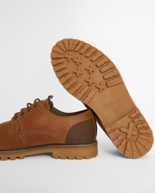 Sandstone Derby Shoes Cognac
