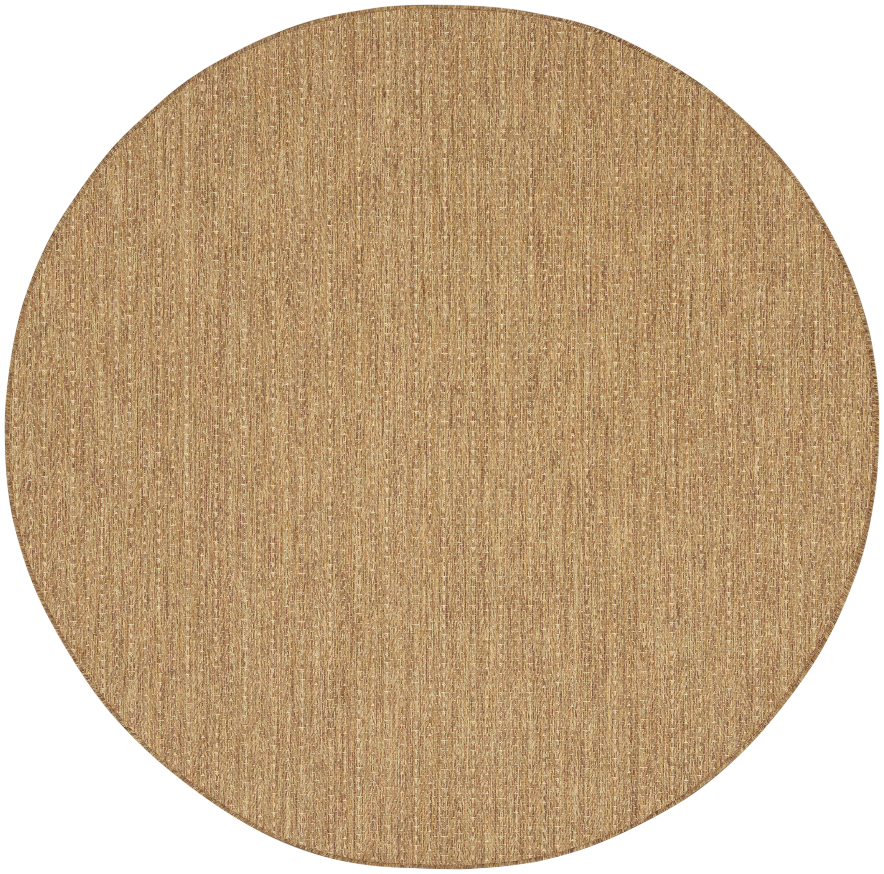 Nourison Horizon Indoor/Outdoor 8' x Round Natural Modern Rug