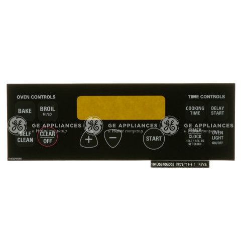 FACEPLATE GRAPHICS ASSEMBLY