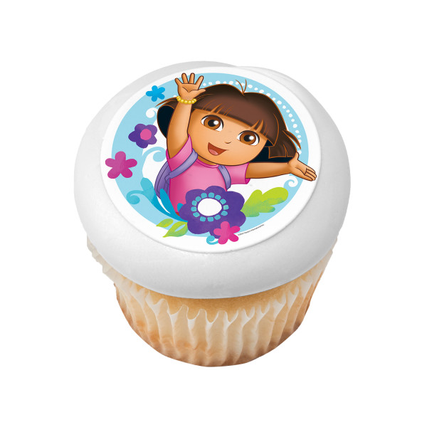 Dora the Explorer™ Flowers PhotoCake® Edible Image®