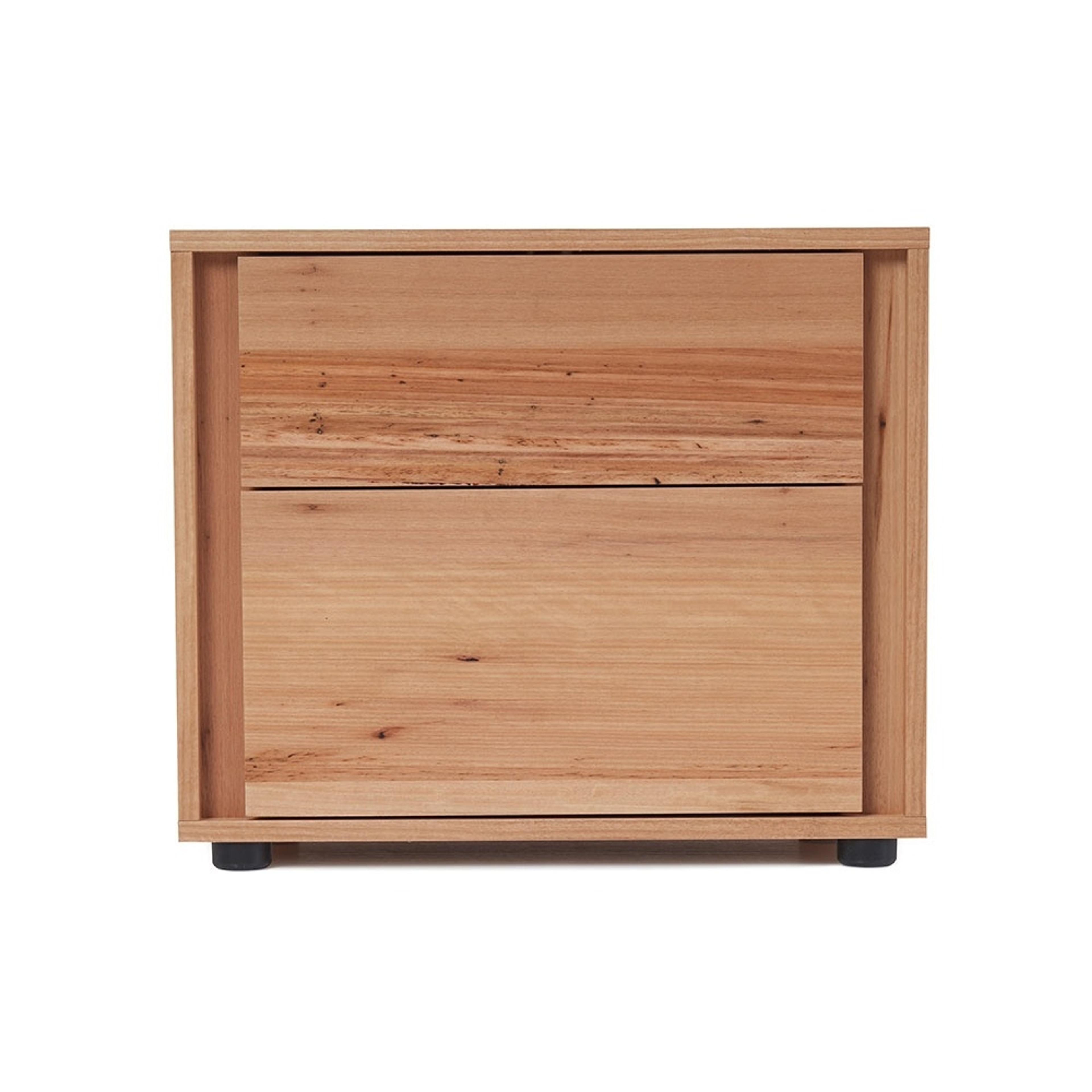 Product image of the  Gap X Bedside Table (2 Drawer), Native from Forty Winks