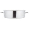 12-quart Intrigue® stainless steel brazier with natural finish