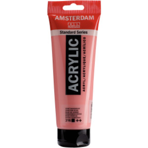 Tubo de pintura acrílica estándar, 250 ml, rosa veneciana 316