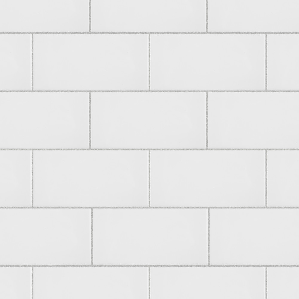 Park Slope Subway Glossy White 3 in. x 6 in. Ceramic Wall Tile