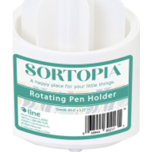 Rotating Pen Holder, White