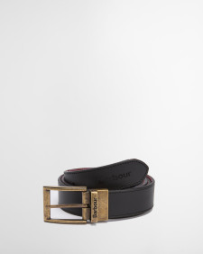 Reversible Tartan Leather Belt 