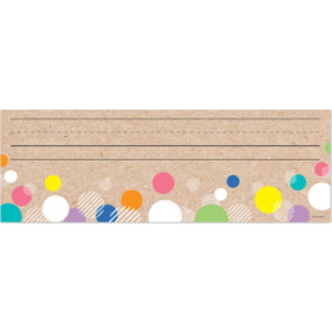 Krafty Pop! Colorful Kraft Bubbles Name Plates, Pack of 36