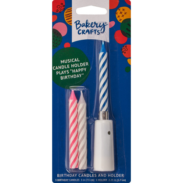 Bakery Crafts Happy Birthday Musical Candle DecoPac