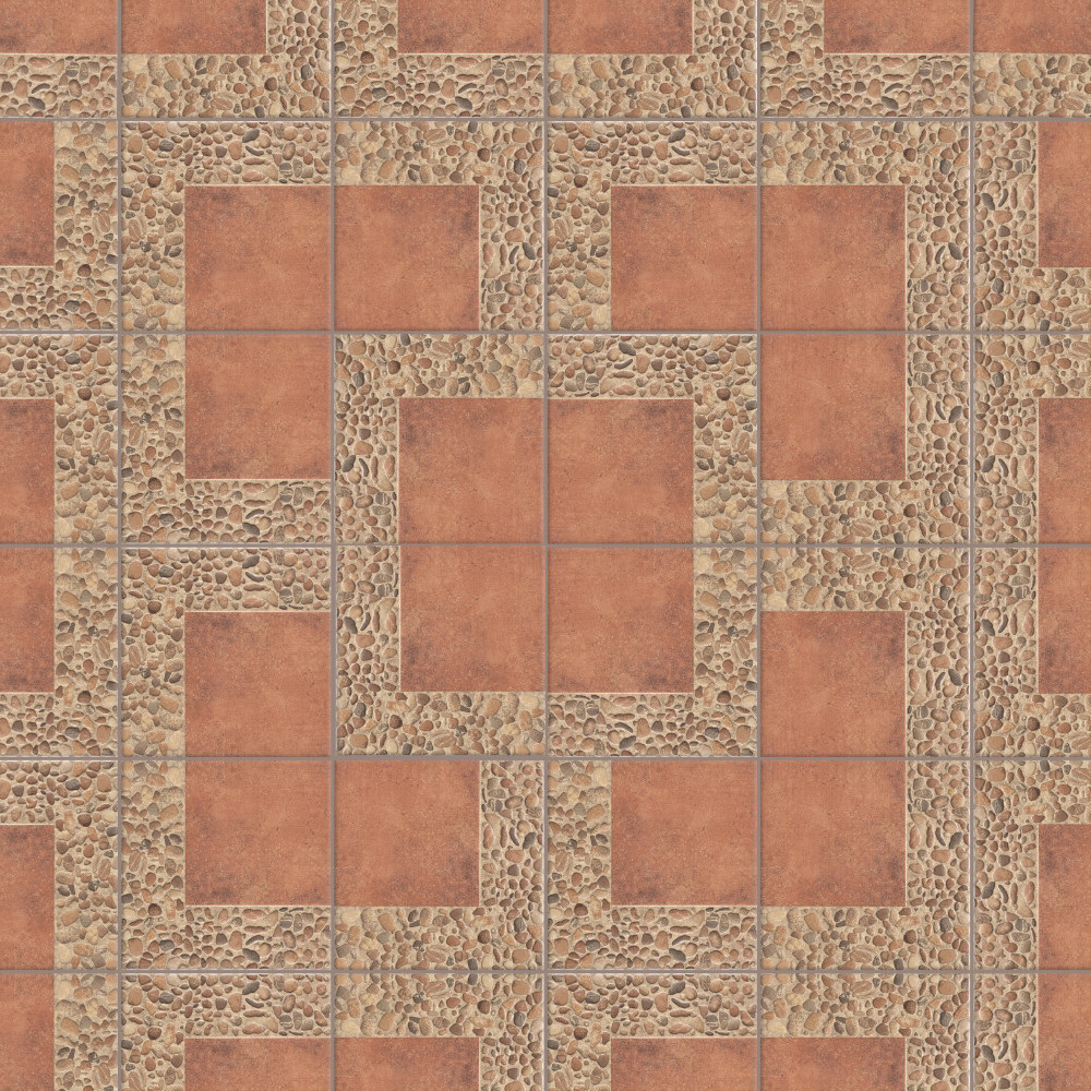 Castellon Cotto 17.63x17.63 Square Ceramic Floor and Wall Digital Pattern