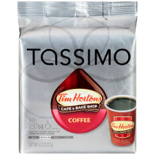 Tassimo Tim Hortons Cafe & Bake Shop Medium Coffee for Tassimo Single Cup Home Brewing Systems, 14 ct Pack