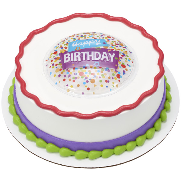 Happy Birthday Confetti Pop Tops®