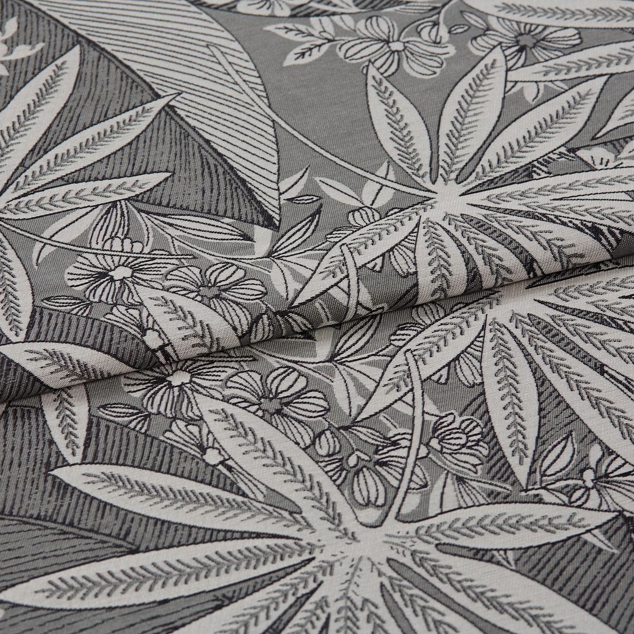 Diva Charcoal Curtain