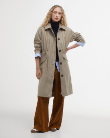 Fearne Waterproof Trench Coat Light Trench/Sky Dress Tartan