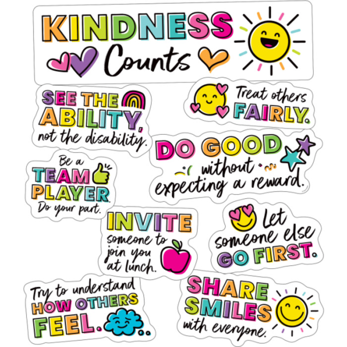 Kind Vibes Kindness Counts Mini Bulletin Board Set
