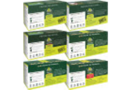 Top of boxes of Mixed Case of Green Teas - 6 boxes