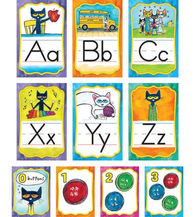 Pete the Cat® Alphabet Bulletin Board Set