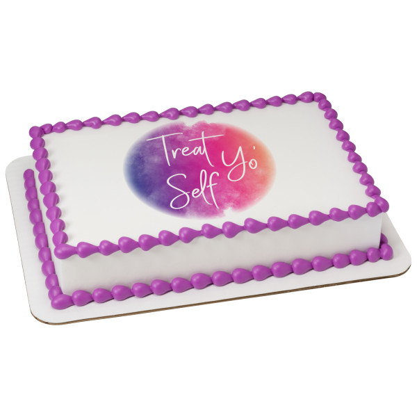 Treat Yo' Self PhotoCake® Edible Image®