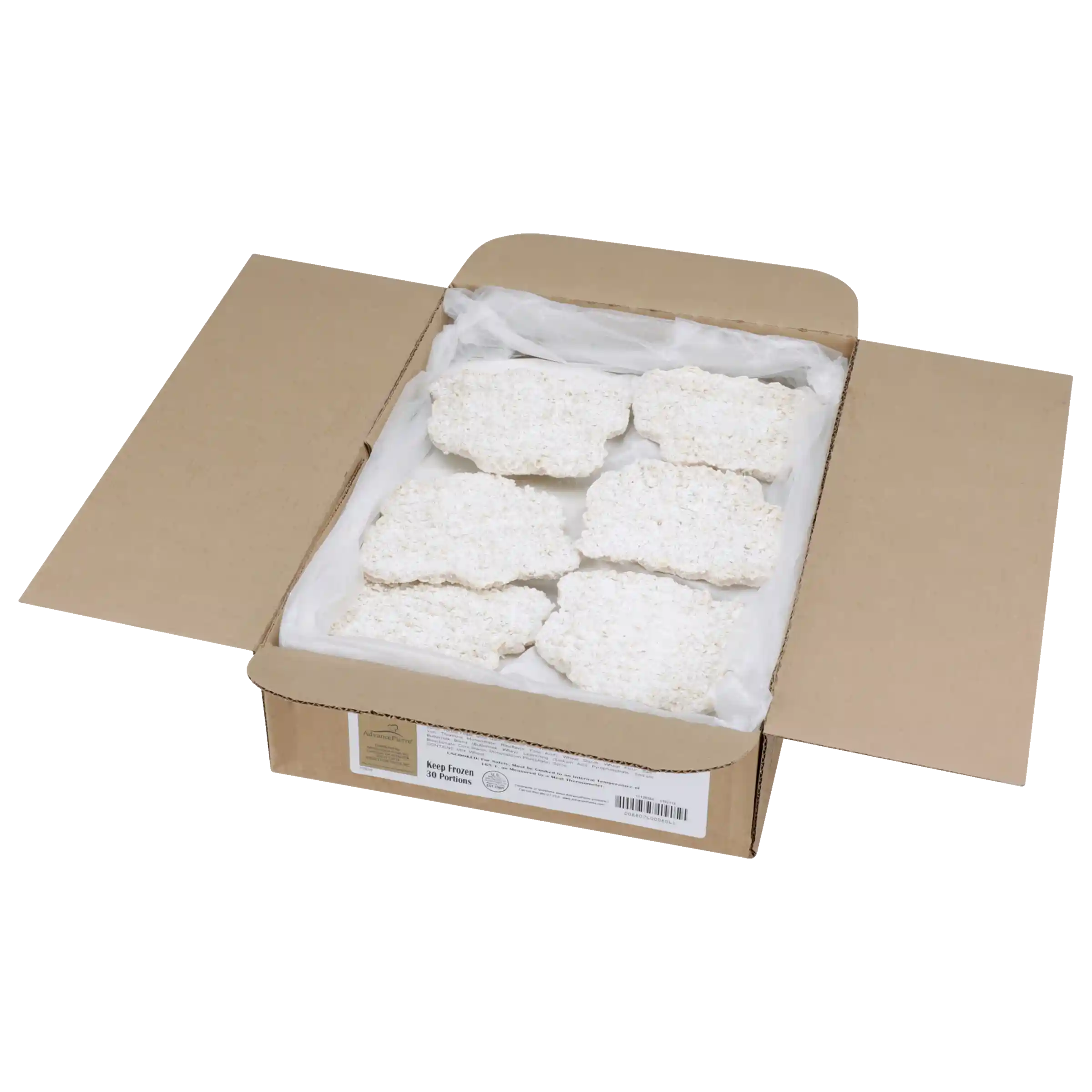AdvancePierre™ Gold Label Exclusive Cut® Deluxe Whole Muscle Raw Breaded Pork Loin Fritters_image_4