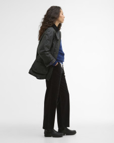 Barbour x ARKET Women's Fairgame Waxed Jacket Sage