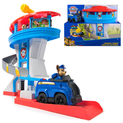 PAW Patrol Lookout Tower, 20-Inch PAW Patrol Tower with Chase Action Figures, Rescue Vehicle & Launcher, Kids Toys for Boys & Girls Ages 3 and Up