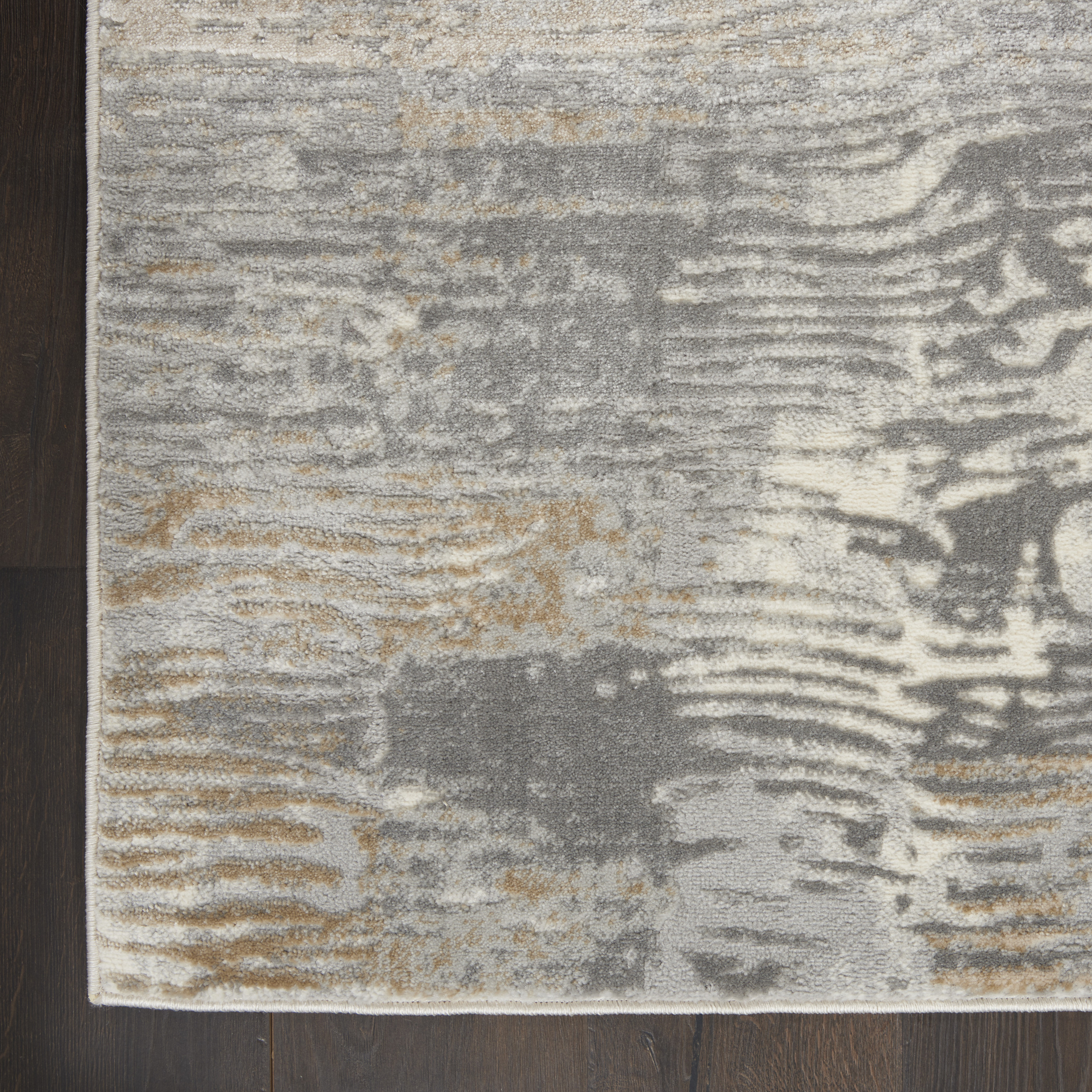 Nourison Solace 8' x 10' Grey Beige Modern Indoor Rug