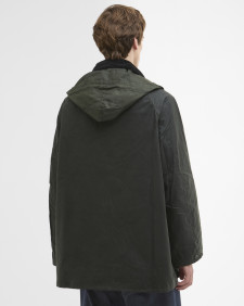 Barbour x ARKET Fairgame Waxed Jacket Sage