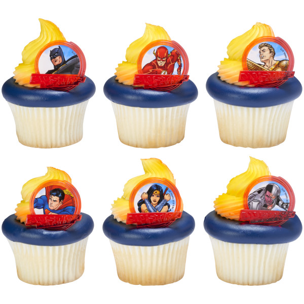 Justice League™ Brave & Bold Cupcake Rings
