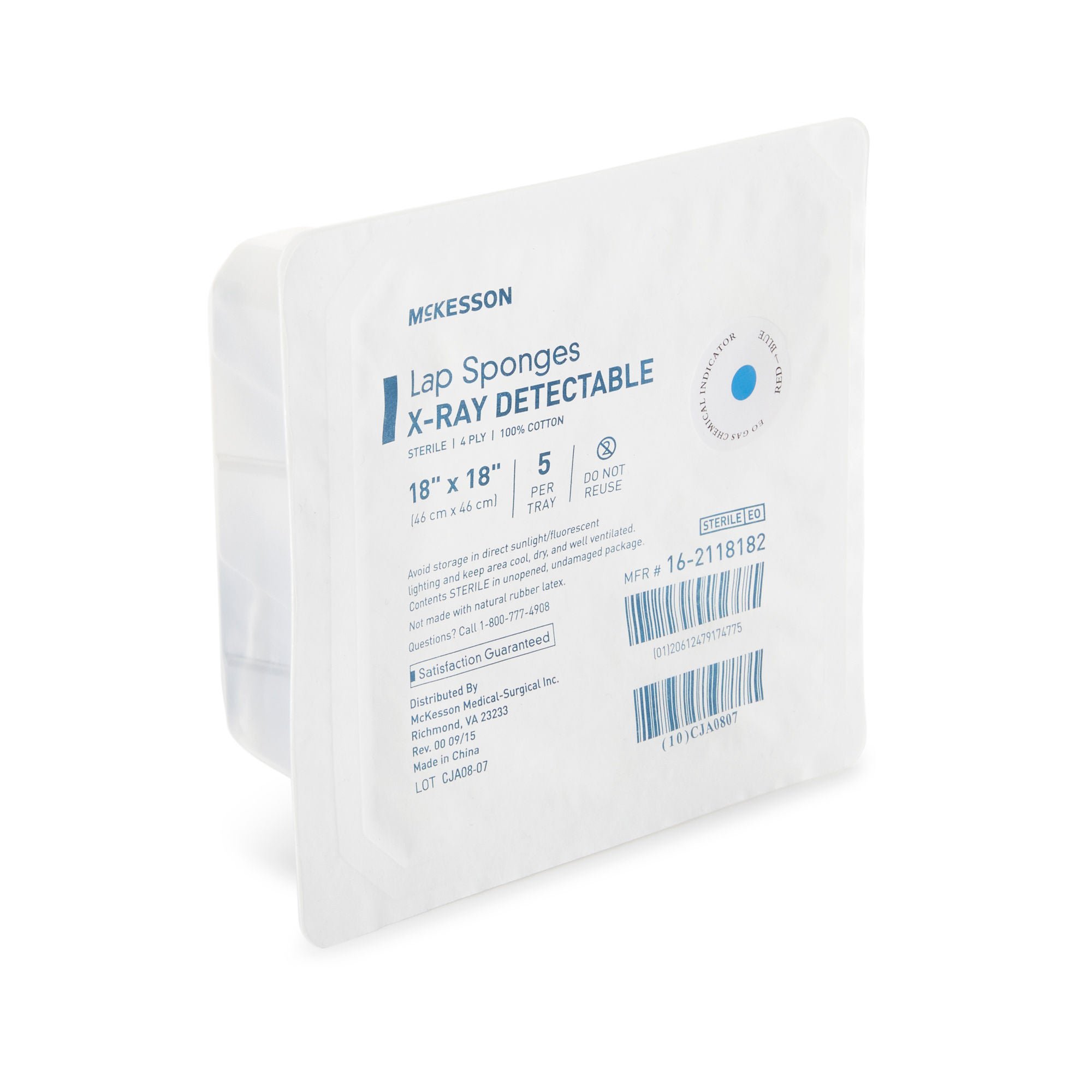 McKesson Laparotomy Sponge, 18 x 18 Inch