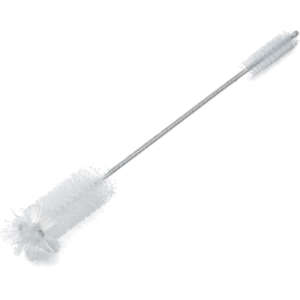 Carlisle, Sparta, 3.5in, Spectrum All Purpose Tube Brush 12" Long with 1" & 1.5" D, Polyester Bristles, White